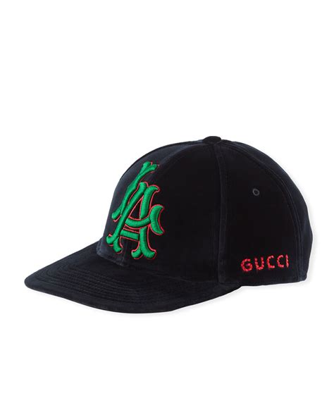 gucci velvet baseball hat|gucci baseball hats for men.